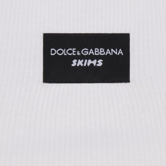 Dolce&Gabbana X Skims COTTON RIB SCOOP TANK Size: M. NEW! IN BOX - Picture 5 of 6